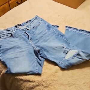 Judy Blue Light Blue Boyfriend Jeans